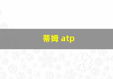 蒂姆 atp